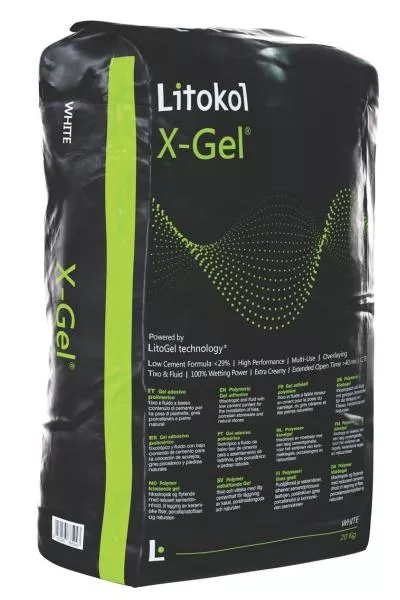 Клей Litokol X-Gel белый 20 кг C2TE XGLB0020, Фото