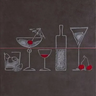 Панно Ceramika Pilch Magma szarny dekor 3, Фото