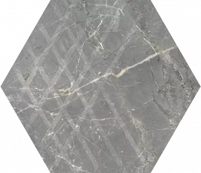Плитка Paradyz MARVELSTONE LIGHT GREY HEKSAGON GRES mat 20x17, Фото