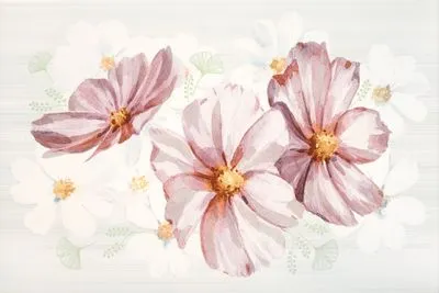 Декор Cersanit Melissa квіти декор, Фото