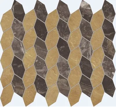 Мозаїка AZTECA MOSAICO Nebula BLACK 24.2X29.2 P63, Фото