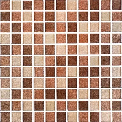 Мозаика Kotto Ceramica GM 8007 C3 Вrown Dark-Brown Gold-Brown Brocade, Фото