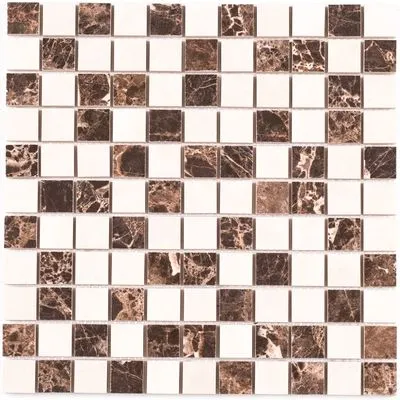 Мозаика Kotto Ceramica СМ 3022 C2 brown/white, Фото