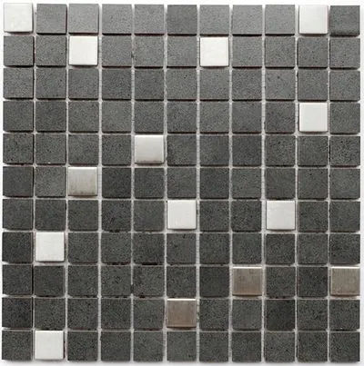 Мозаїка Kotto Ceramica СМ 3027 C2 graphite/metal mat, Фото