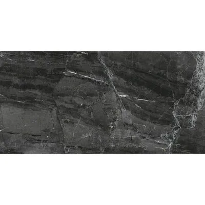 Плитка ALMERA CERAMICA China CASCATA 6129CP BLACK 1200x600, Фото