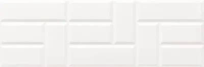 Плитка Ceramika Color Structury 3D Art White, Фото