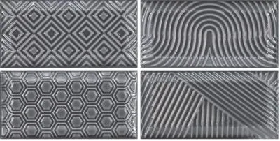 Плитка Equipe METRO PARADISE DARK GREY, Фото