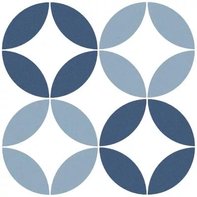 Плитка GEOTILES BORA BLUE 22x22, Фото