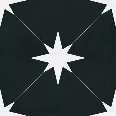 Плитка GEOTILES Ponent BLACK 22x22, Фото