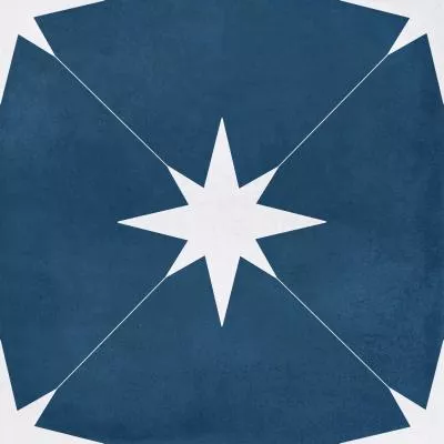 Плитка GEOTILES PONENT BLUE 22x22, Фото