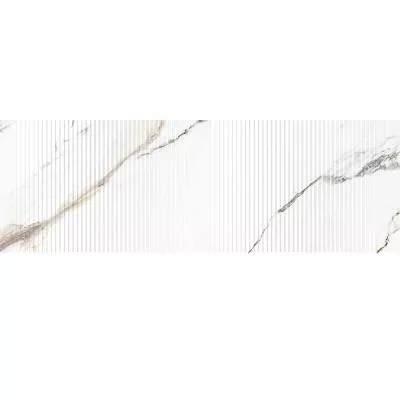 Плитка ITT CERAMIC CALACATTA PAONAZZO SHINY DECOR RECT. 30X90, Фото