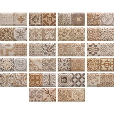 Плитка MONOPOLE ANTIQUE MARRON 10х20, Фото