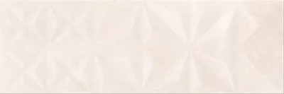 Плитка Opoczno GEOMETRICA CLOUD BEIGE GLOSSY SQUARES STRUCTURE 25X75, Фото