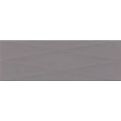 Плитка Opoczno Meridian Dark Grey Lines Structure Glossy 25x75, Фото