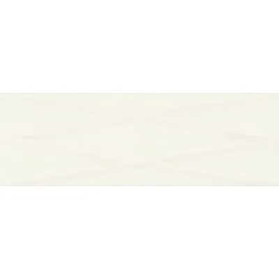 Плитка Opoczno Meridian White Lines Structure Glossy 25x75, Фото