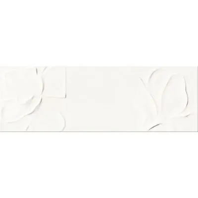 Плитка Opoczno Structur Pattern White Flower, Фото
