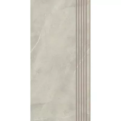 Сходинкa Paradyz Ritual LIGHT GREY STOPNICA PROSTA NACINANA MAT 30x60, Фото