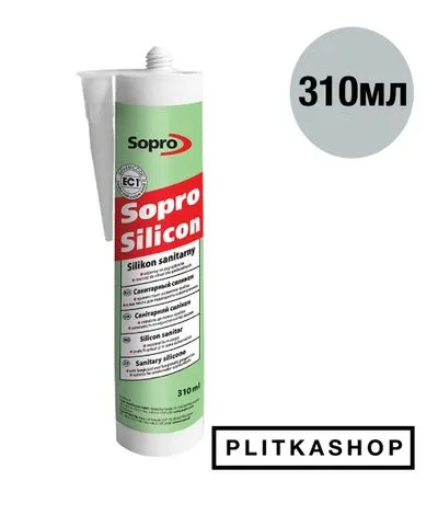 Санітарна силіконова затирка Sopro Silicon 033 310мл, Фото