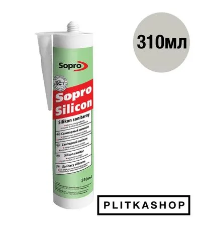 Санітарна силіконова затирка Sopro Silicon 036 310мл, Фото