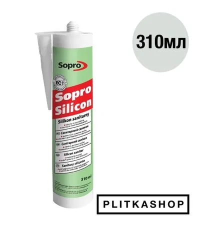 Санітарна силіконова затирка Sopro Silicon 037 310мл, Фото