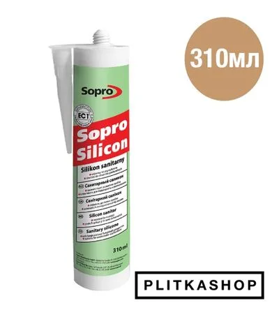 Санитарная силиконовая затирка Sopro Silicon 057 310мл, Фото