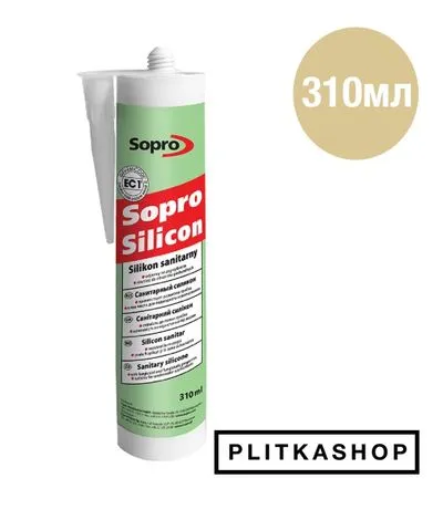 Санитарная силиконовая затирка Sopro Silicon 058 310мл, Фото