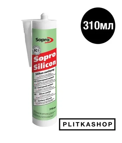 Санітарна силіконова затирка Sopro Silicon 061 310мл, Фото