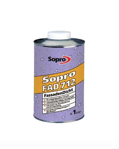 Засіб для гідрофобізації фасадів Sopro FAD 712/1 1л, Фото