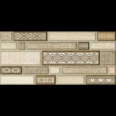 Декор Intercerama TEXTILES коричневий Д182031, Фото