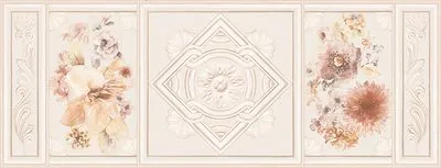 Декор Intercerama Treviso серый (Д119071), Фото