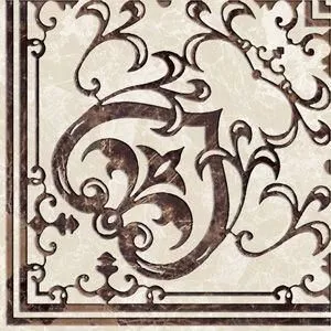 Декор Golden Tile Вулкано Пол Д11331 бежевый, Фото