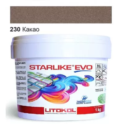 Затирка епоксидна для швів Litokol STARLIKE EVO STEVOCCA0001 1 кг 230 какао, Фото