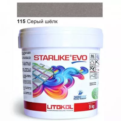 Затирка епоксидна для швів Litokol STARLIKE EVO 5 кг 115, Фото